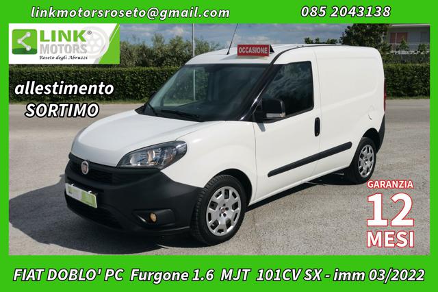 Fiat Doblo 1.6 MJT 101CV S&S PC Cargo SX L1H1/ SORTIMO / +Iva usato a ROSETO DEGLI ABRUZZI