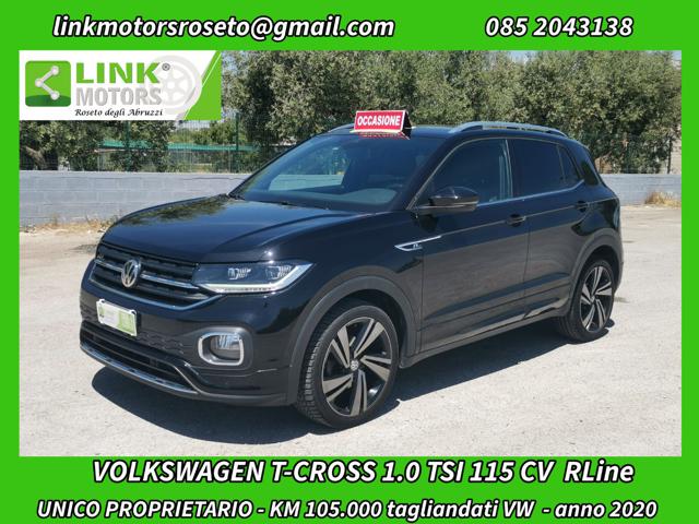 Volkswagen T-Cross 1.0 TSI 115 CV RLine BMT / Tagliandi VW usato a ROSETO DEGLI ABRUZZI