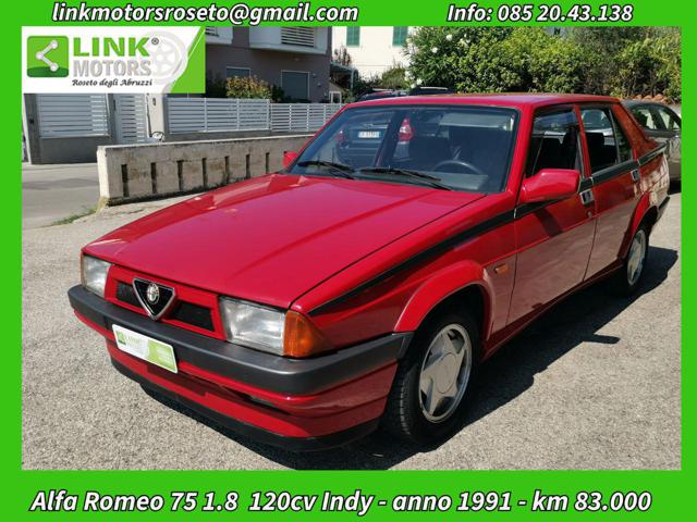 Alfa Romeo 75 1.8 IE 120cv Indy - Conservata usato a ROSETO DEGLI ABRUZZI