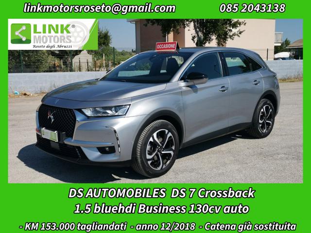 DS Automobiles DS 7 Crossback BlueHDi 130 aut. Business /Distribuzionefatta usato a ROSETO DEGLI ABRUZZI