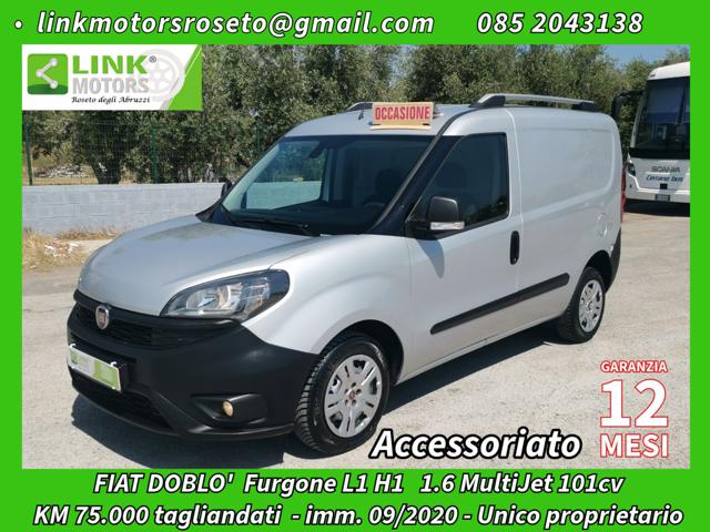Fiat Doblo CARGO L1H1 1.6 MJT 101CV Km 75.000 tagliand/+Iva usato a ROSETO DEGLI ABRUZZI