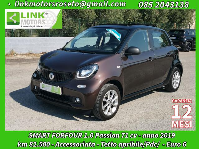smart forFour 70 1.0 Passion / Tetto apribile/Pdc/Cruise usato a ROSETO DEGLI ABRUZZI