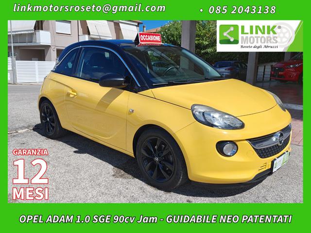 Opel Adam 1.0 SGE 90 CV Start&Stop Jam, del 2016, 90.500 km, in vendita a Roseto Degli Abruzzi (TE)