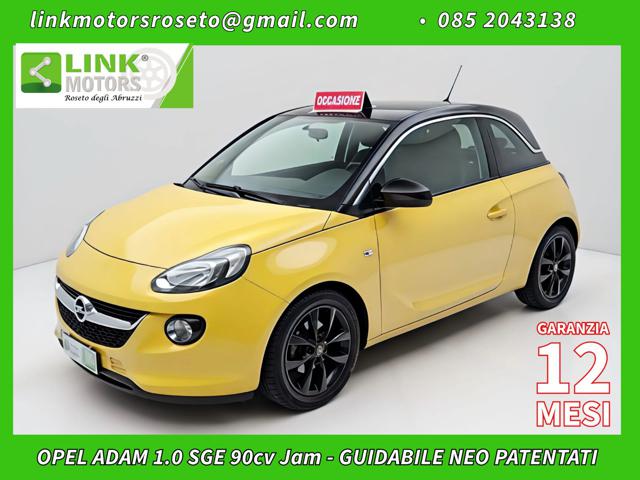 Opel Adam 1.0 SGE 90 CV Start&Stop Jam, del 2016, 90.500 km, in vendita a Roseto Degli Abruzzi (TE)