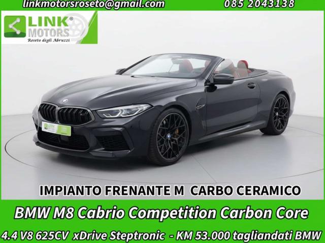BMW M8 Cabrio Competition CarbonCore/ FULL/ TAGLIANDI, del 2021, 53.000 km, in vendita a Roseto Degli Abruzzi (TE)