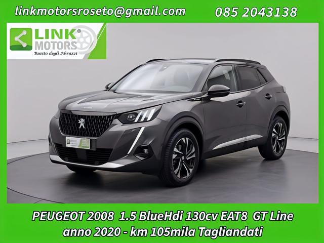 Peugeot 2008 BlueHDi 130 S&S EAT8 GT Line / Tagliandi /FULL, del 2020, 105.000 km, in vendita a Roseto Degli Abruzzi (TE)