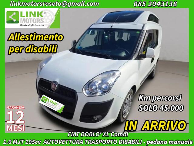 Fiat Doblo 1.6 MJT 105CV XL Combi M1 - all. DISABILI/PEDANA - foto 2 di 4
