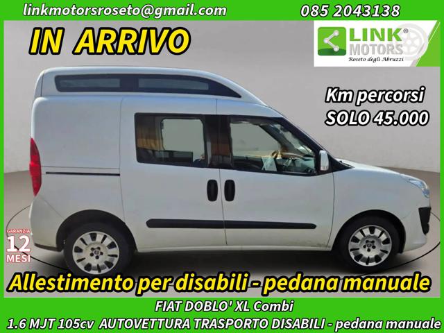 Fiat Doblo 1.6 MJT 105CV XL Combi M1 - all. DISABILI/PEDANA, del 2014, 45.000 km, in vendita a Roseto Degli Abruzzi (TE)