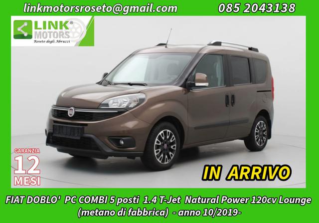 Fiat Doblo Combi 5 posti 1.4 T-Jet 16V Natural Power Lounge, del 2019, 90.200 km, in vendita a Roseto Degli Abruzzi (TE)