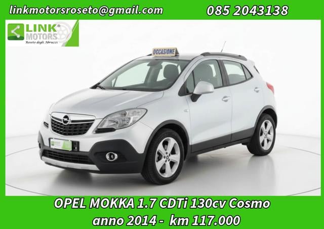 Opel Mokka 1.7 CDTI Ecotec 130CV 4x2 Start&Stop Cosmo, del 2014, 117.000 km, in vendita a Roseto Degli Abruzzi (TE)