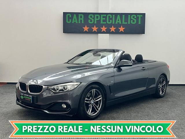 BMW 420 d Cabrio Sport EURO6|PADDLES|NAVI|PELLE usato a COMO