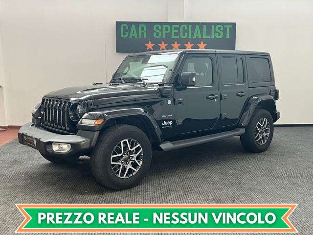 Jeep Wrangler Unlimited 2.0 PHEV ATX 4xe Sahara UNICOPROPRIETAR. usato a COMO