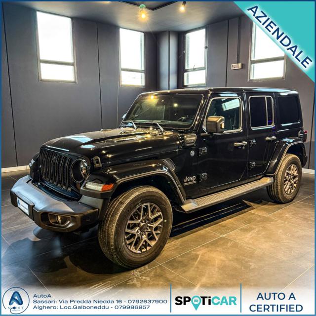 Jeep Wrangler Unlimited 2.0 PHEV ATX 4xe Sahara usato a SASSARI