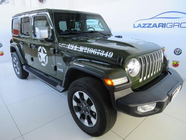 Jeep Wrangler Unlimited 2.0 Turbo Sahara, del 2022, 48.300 km, in vendita a Lodi (LO)