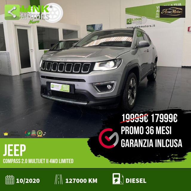 Jeep Compass 2.0 Multijet II 4WD Limited Manuale36M-GARANZ usato a NUORO