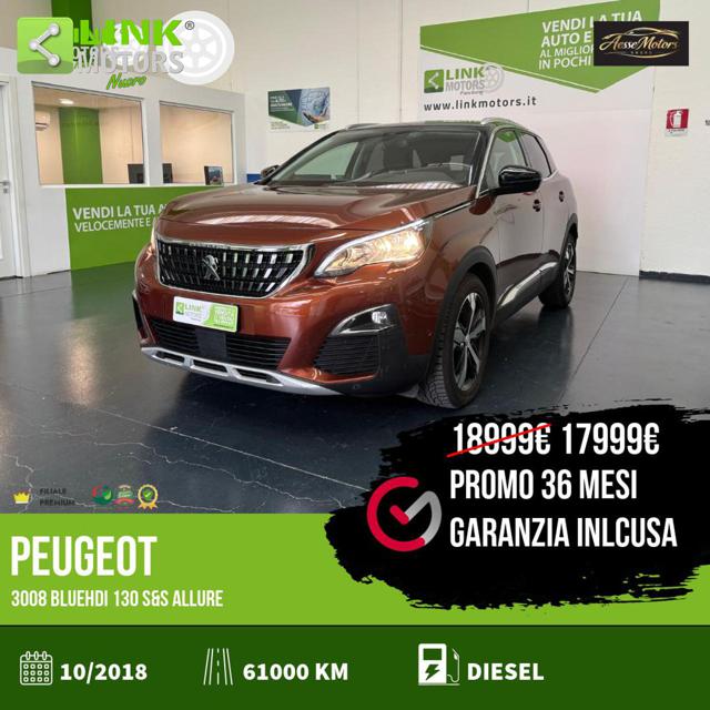 Peugeot 3008 BlueHDi 130 S&S Allure 36M-GARANZ usato a NUORO