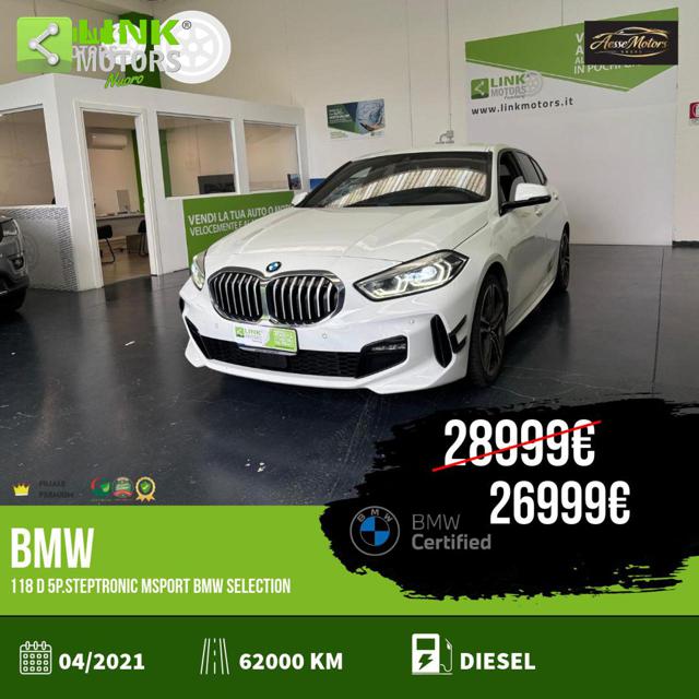BMW 118 d 5p.steptronic Msport BMW SELECTION usato a NUORO