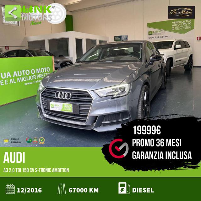 Audi A3 2.0 TDI 150 CV S-TRONIC AMBITION 36M-GARAN - foto 4 di 4