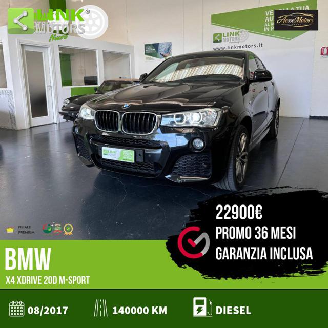 BMW X4 XDRIVE 20D M-SPORT36M-GARANZ usato a NUORO