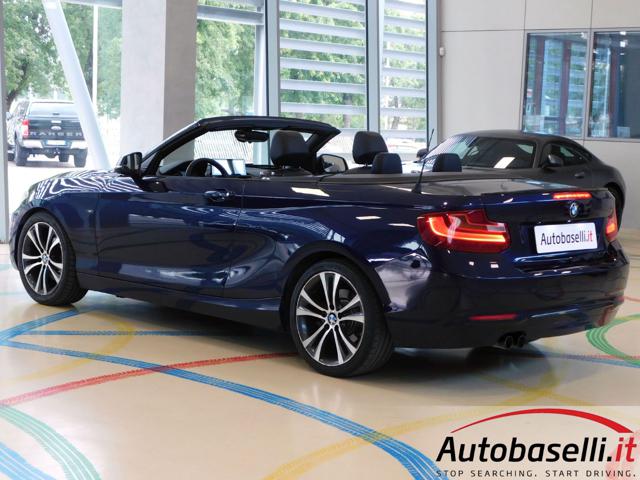 BMW 220 D CABRIO SPORT AUTOMATICA 190CV EURO 6B - foto 4 di 4