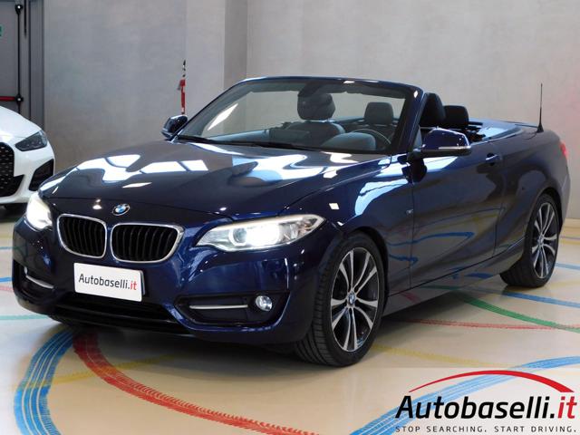 BMW 220 D CABRIO SPORT AUTOMATICA 190CV EURO 6B, del 2015, 109.000 km, in vendita a Quinzano D Oglio (BS)