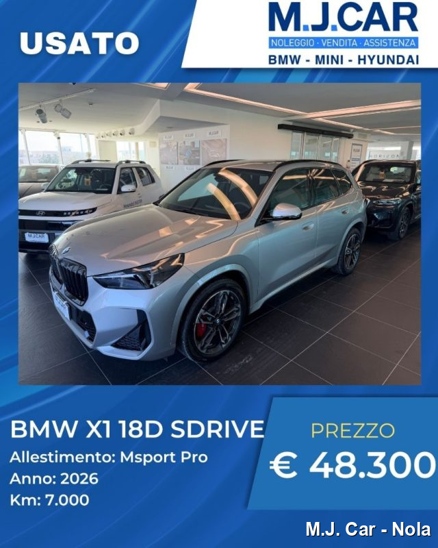 BMW X1 sDrive 18d Msport Pro.. - foto 2 di 27