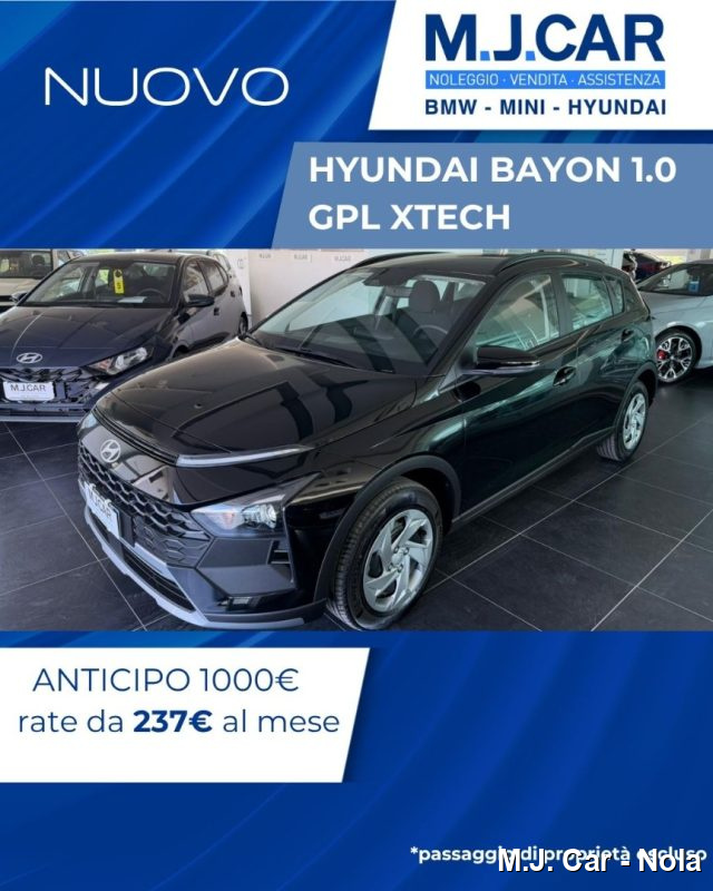 Hyundai BAYON 1.0 T-GDI MT XTech NERA GPL - foto 2 di 4