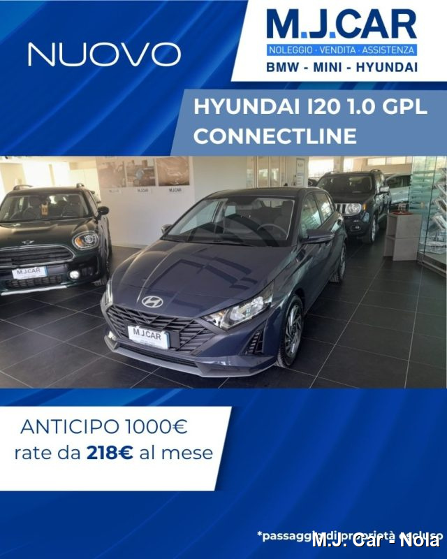 Hyundai i20 1.0 T-GDI ConnectlineAurora GreyGPL - foto 2 di 4