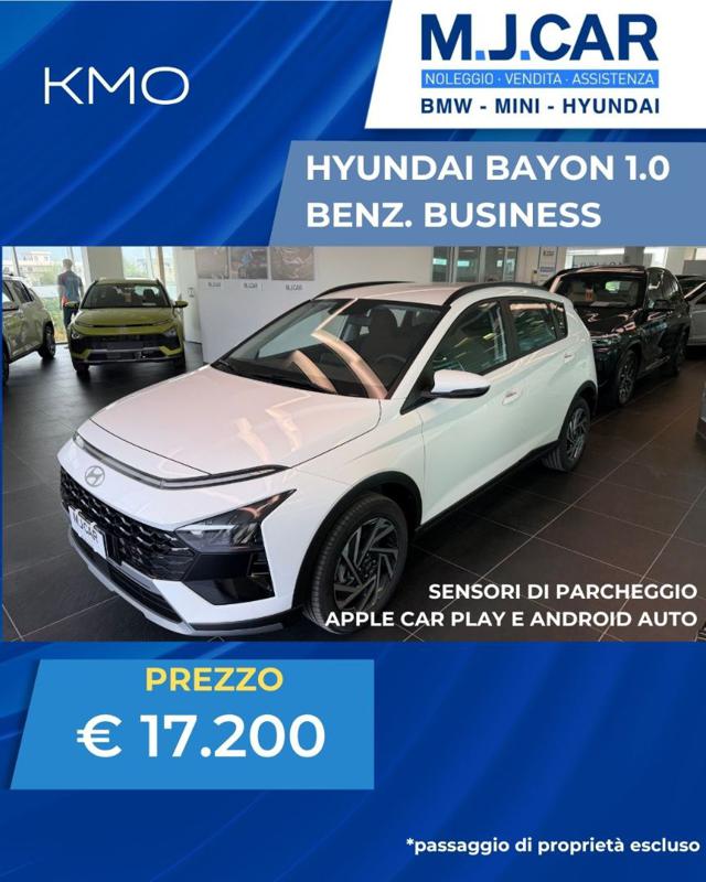 Hyundai BAYON 1.0 T-GDI MT BUSINESS BIANCA - foto 1 di 4