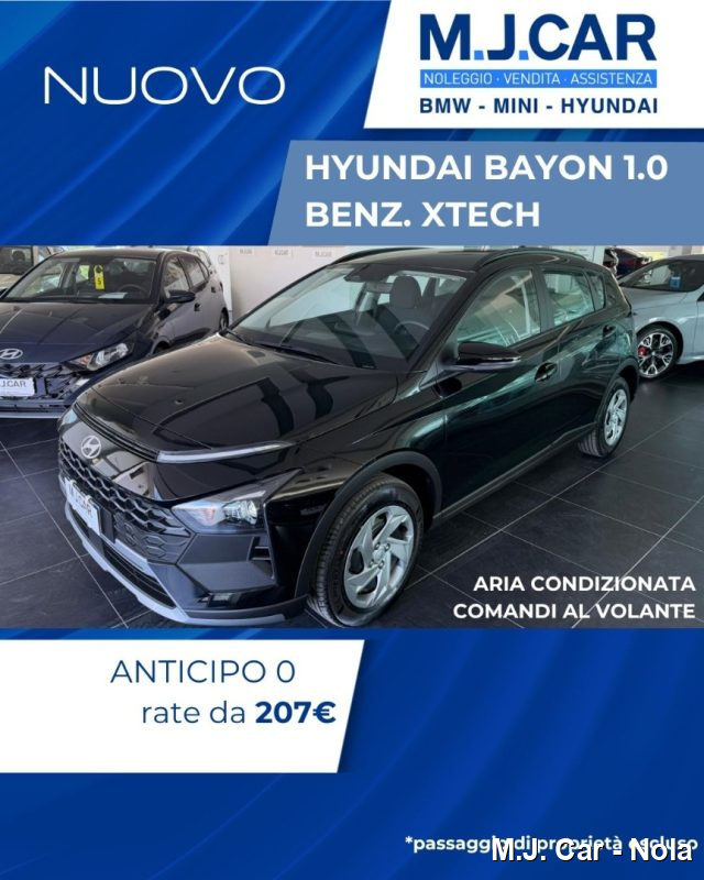 Hyundai BAYON 1.0 T-GDI MT XTech NERA, del 2026, 1.500 km, in vendita a Nola (NA)