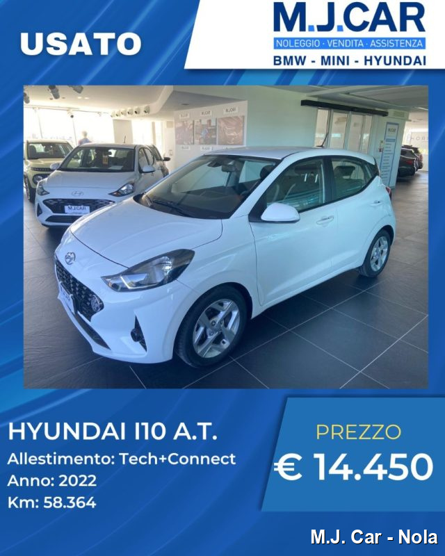 Hyundai i10 1.0 MPI AT Tech+ Connect usato a NOLA