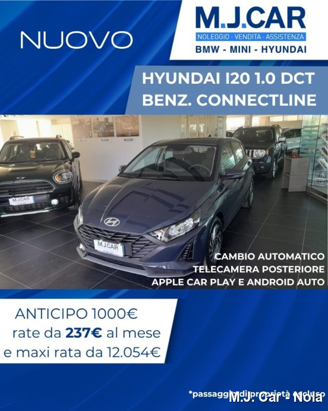 Hyundai i20 1.0 T-GDI DCT Connectline nuovo a NOLA