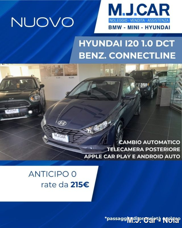 Hyundai i20 1.0 T-GDI DCT Connectline, del 2026, 1.500 km, in vendita a Nola (NA)