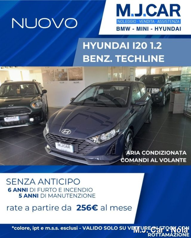 Hyundai i20 1.2 MPI MT TECHLLINE nuovo a NOLA