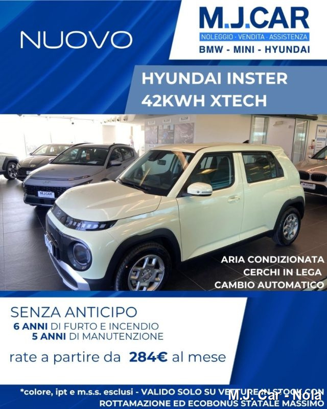 Hyundai Inster 42 kWh XTech nuovo a NOLA