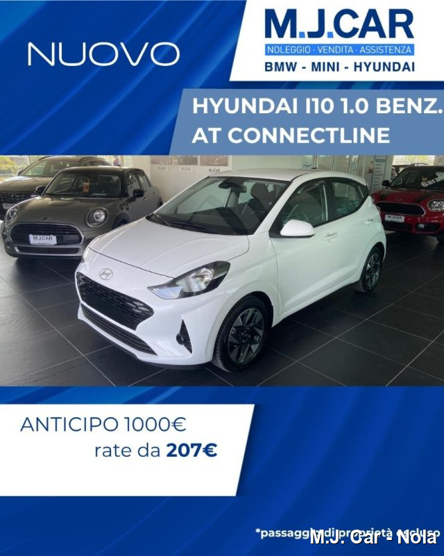 Hyundai i10 1.0 MPI AT Connectline nuovo a NOLA