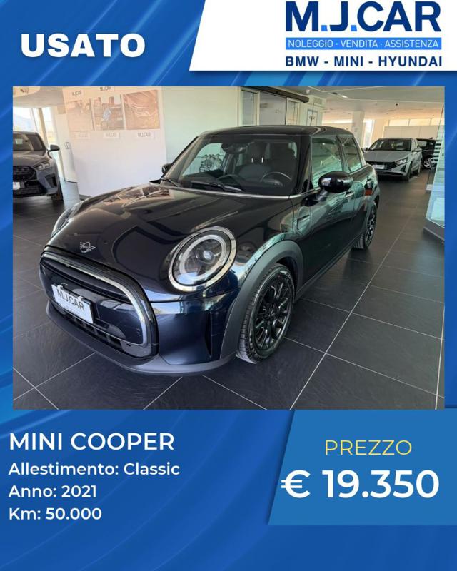 MINI Cooper 1.5 Classic, del 2021, 50.000 km, in vendita a Nola (NA)