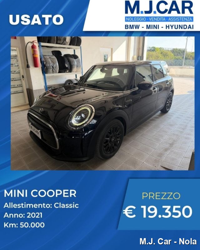 MINI Cooper 1.5 Classic, del 2021, 50.000 km, in vendita a Nola (NA)