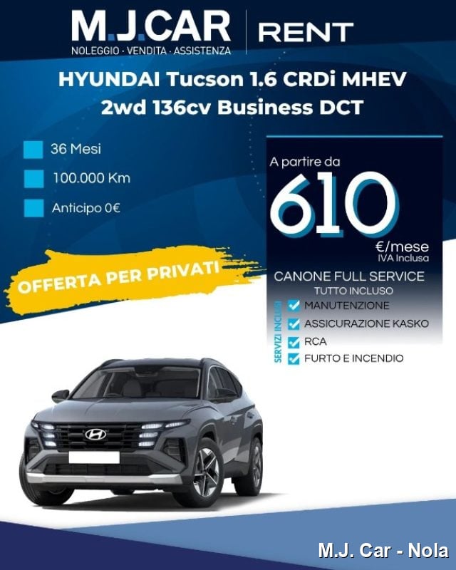Hyundai TUCSON 1.6 CRDI 48V DCT Business - 4, in vendita a Nola (NA)
