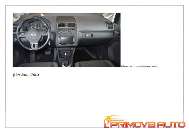 Volkswagen Touran 1.4 TSI DSG Highline EcoFuel - foto 4 di 4