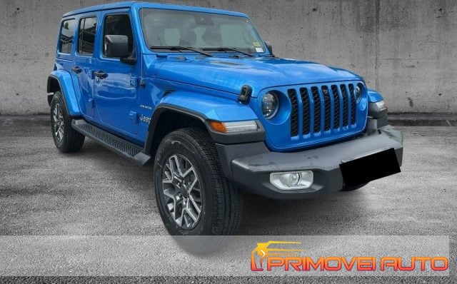 Jeep Wrangler Unlimited 2.0 PHEV ATX 4xe Sahara, del 2023, 100 km, in vendita a Castelnuovo Rangone (MO)