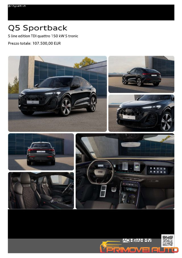 Audi Q5 SPB TDI 150 kW mHEV+ S tronic quattro S line editi - foto 2 di 4