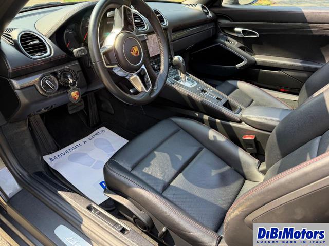Porsche 718 Spyder 2.0 T GRIGIO AGATA CAPOTTE ROSSA CARBON ECC! - foto 3 di 4