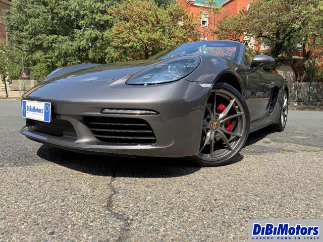 Porsche 718 Spyder 2.0 T GRIGIO AGATA CAPOTTE ROSSA CARBON ECC! usato a TORINO