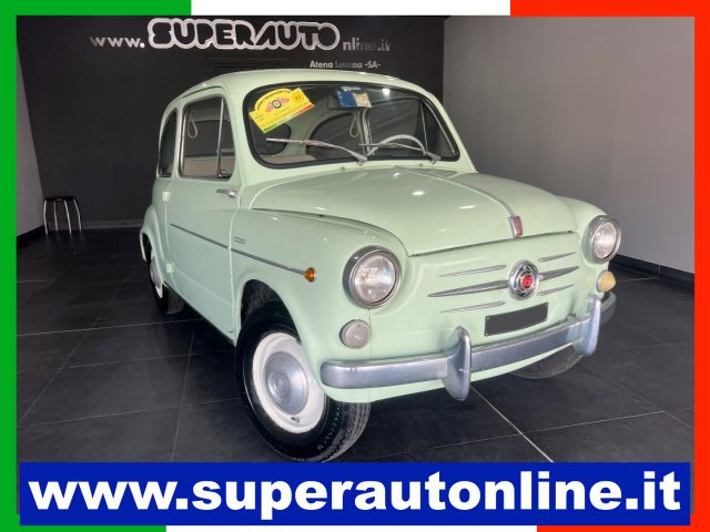Fiat 600 D 1962 PORTE A VENTO d'epoca a ATENA LUCANA