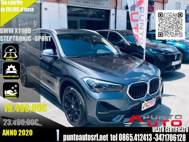 BMW X1 sDrive18d Sport STEPTRONIC- LED usato a ISERNIA