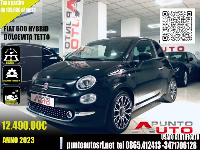 Fiat 500 1.0 Hybrid Dolcevita tetto quadro digitale usato a ISERNIA