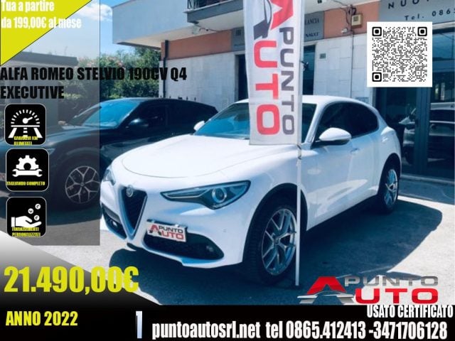 Alfa Romeo Stelvio 2.2 190 CV AT8 Q4 Execut PALETTE, del 2019, 140.000 km, in vendita a Isernia (IS)