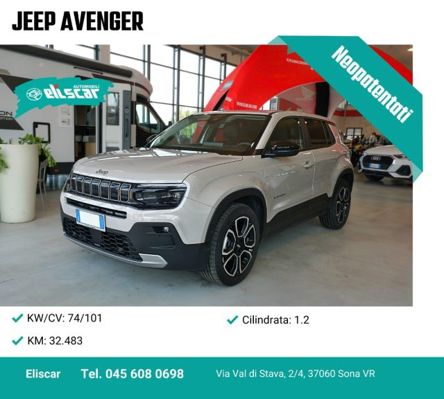 Jeep Avenger 1.2 Turbo 100 CV Summit usato a SONA
