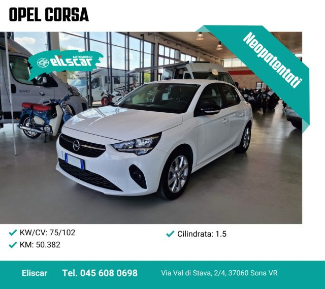 Opel Corsa 1.5 D 100 CV Edition, del 2022, 62.382 km, in vendita a Sona (VR)